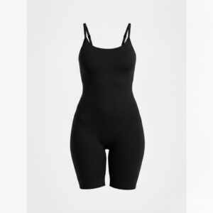 Body Moldeador Completo Media Pierna con Tira tipo Bra Ajustable Ref. BD-06